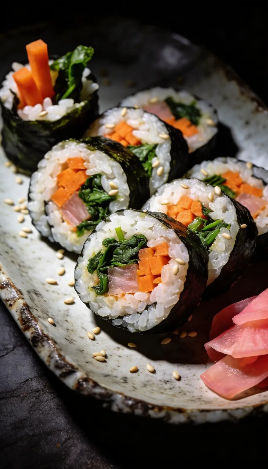 海苔飯卷切盤