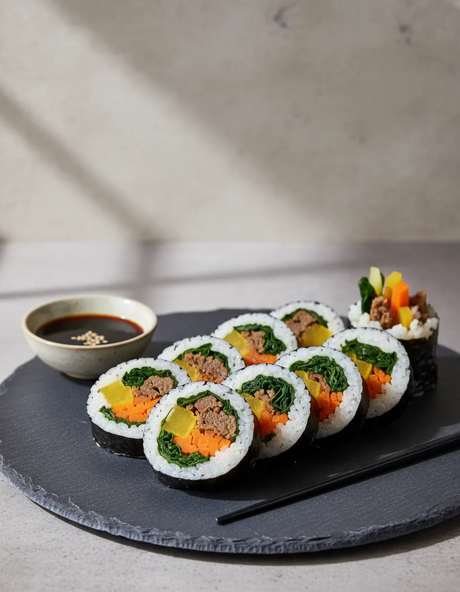 精食巧海苔飯卷擺盤